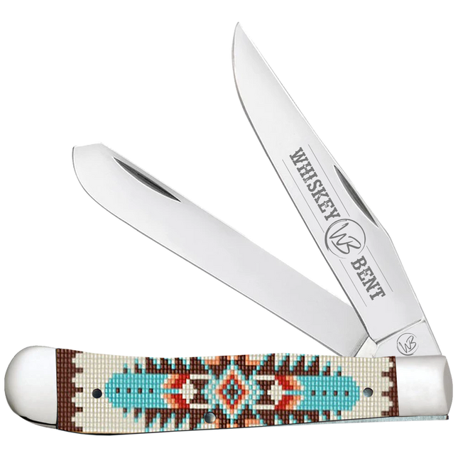 Whiskey Bent Knife Turquoise Bead