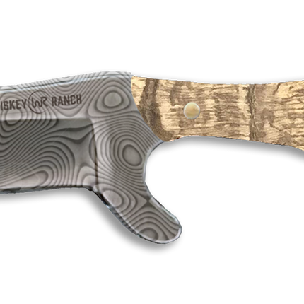 Whiskey Bent Knife Bull Cutter Ram Horn