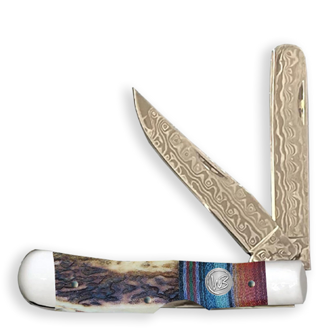 Whiskey Bent Knife Trapper Bullcutter Bandito