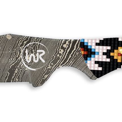 Whiskey Bent Knife Bull Cutter Sky Bead